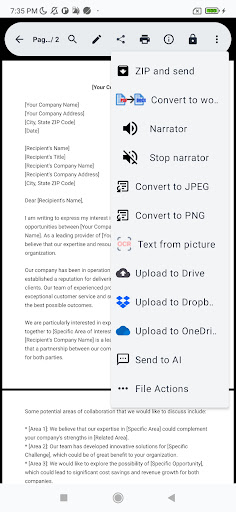 Document Reader: PDF & Office screenshot 5